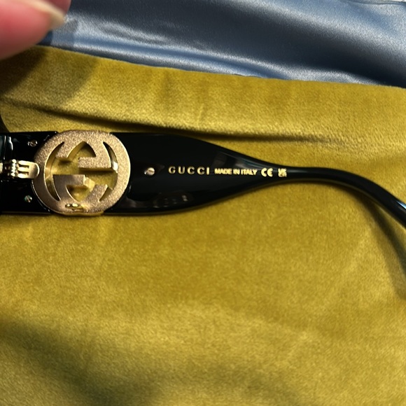 Gucci square sunglasses with detachable chain NWT main image 7